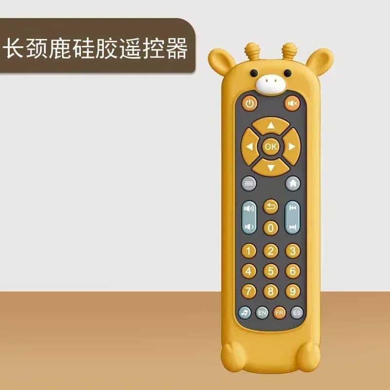 Infant Simulation TV Remote Control Toys with Music and Light Musical Baby Toy Sensory Remote Kid Baby Toys for 1 2 3 Year Old 5